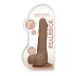 RealRock Dong 7 - Ρεαλιστικός Δονητής με Όρχεις (17cm) - Σκούρο Φυσικό