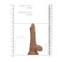 RealRock Dong 7 - Ρεαλιστικός Δονητής με Όρχεις (17cm) - Σκούρο Φυσικό