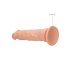 RealRock Dong 10 - ρεαλιστικό ομοίωμα πέους (25cm) - φυσικό