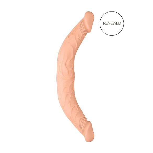 RealRock Διπλό Δονητής 14" - διπλό ντίλντο (36εκ) - φυσικό