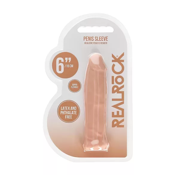 RealRock - προέκταση πέους - 17cm - φυσικό