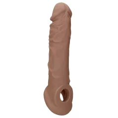   RealRock - προέκταση πέους 21cm - σκούρο φυσικό