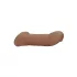 RealRock - προέκταση πέους - 21,5cm - σκούρο φυσικό