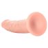RealRock Slim - ρεαλιστικό dildo - 15,5cm - φυσικό χρώμα