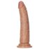Ρεαλιστικό Δονητής RealRock Slim 15,5cm (Σκούρο Φυσικό)