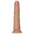 Ρεαλιστικό Δονητής RealRock Slim 15,5cm (Σκούρο Φυσικό)