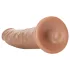RealRock - ρεαλιστικό dildo λεπτό - σκούρο δέρμα 15,5cm