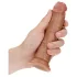 RealRock - ρεαλιστικό ομοίωμα πέους - 15,5cm - σκούρο φυσικό