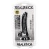 RealRock - Ρεαλιστικό δονητής με βεντούζα - 15,5εκ (μαύρο)