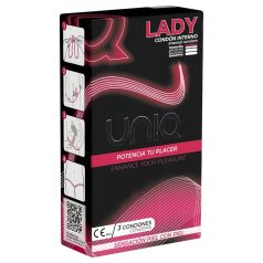  Uniq Lady - προφυλακτικό για γυναίκα - 3 τεμάχια