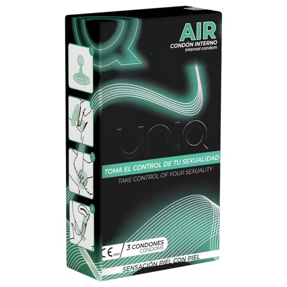 Uniq Air - Σετ 3 λεπτών γυναικείων προφυλακτικών