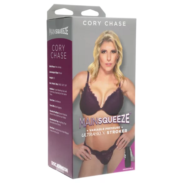 Doc Johnson Main Squeeze Cory Chase - ρεαλιστικός ανδρικός Onahole αιδοίου (στο χρώμα του δέρματος)