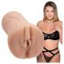 Doc Johnson Gabbie Carter - ρεαλιστικό τεχνητό αιδοίο Ultraskyn - φυσικό χρώμα
