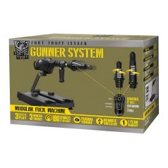   Doc Johnson Gunner System - σεξ μηχανή για ζευγάρια - μαύρο
