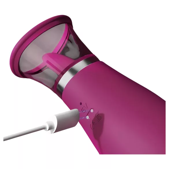 Honey Play Box Scioness - δονητής με αναρρόφηση και γλείψιμο κλειτορίδας - ροζ