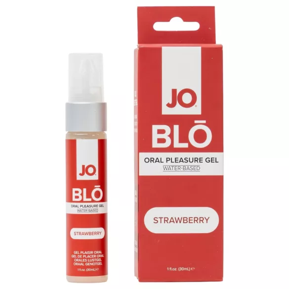 System JO BLO - αρωματικό στοματικό τζελ, φράουλα (30 ml)