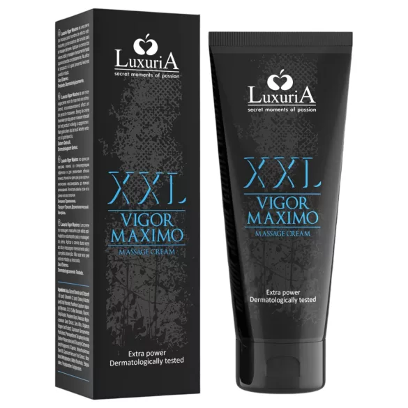 LuxuriA Vigor Maximo XXL - κρέμα διεύρυνσης και ενυδάτωσης πέους (75 ml)