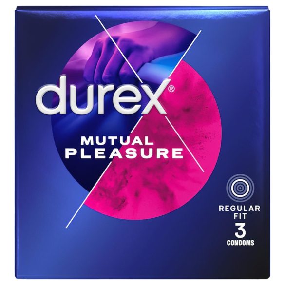 Durex Mutual Pleasure - προφυλακτικά καθυστέρησης (3 τμχ)
