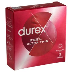   Durex - προφυλακτικό ultra thin - extra λεπτό & φυσική αίσθηση (3 τεμ)