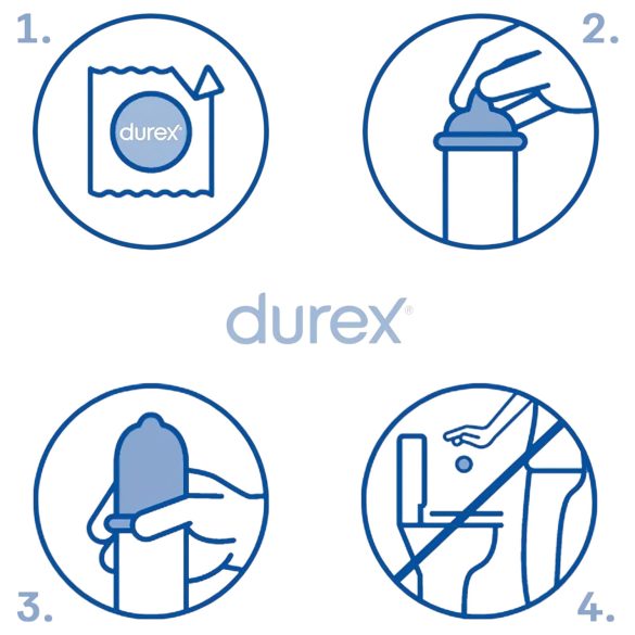 Durex - προφυλακτικό Extra Safe - ασφαλές - 12 τεμάχια
