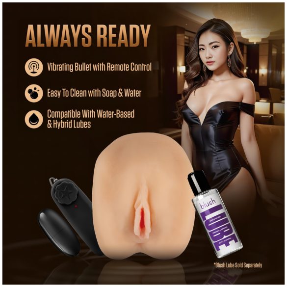 Enlust Camila - δονητής τεχνητού κόλπου με εικόνες ΤΝ (φυσικό χρώμα)