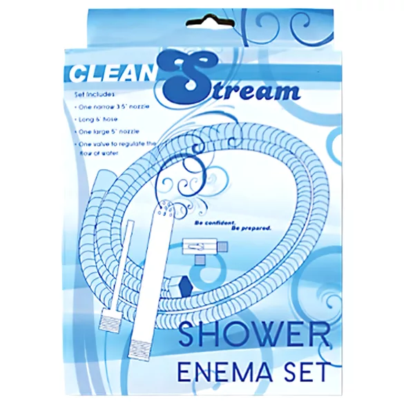 Shower Enema - κολπικό/πρωκτικό ντους - σετ αλουμινίου - ασημί