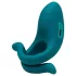 Dame Hug - ρυθμιζόμενος δονητικός δακτύλιος πέους (πράσινος)