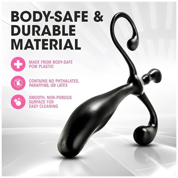 Anal Adventures - πρωκτικό ομοίωμα προστάτη - σιλικόνη μαύρο