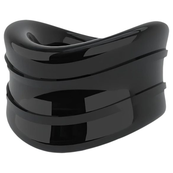 Stay Hard Beef - δαχτυλίδι όρχεων ισχυρό - σιλικόνη μαύρο