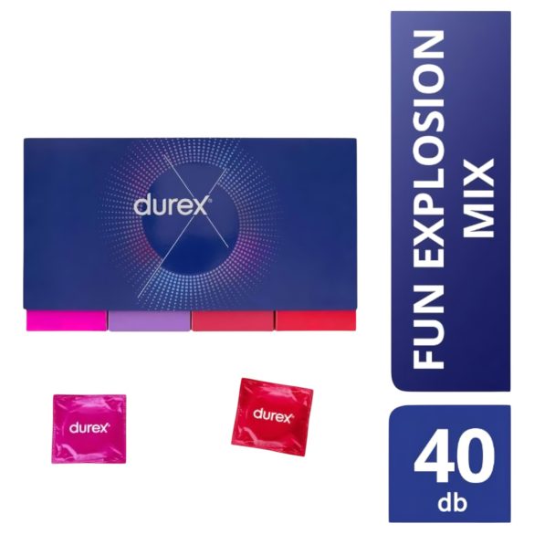 Durex - προφυλακτικά ποικιλίας Fun Explosion - συσκευασία 40 τεμαχίων