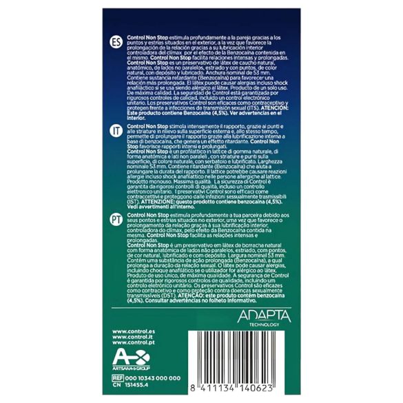 Control - ραβδωτό προφυλακτικό καθυστερημένης δράσης (12 τεμ.)