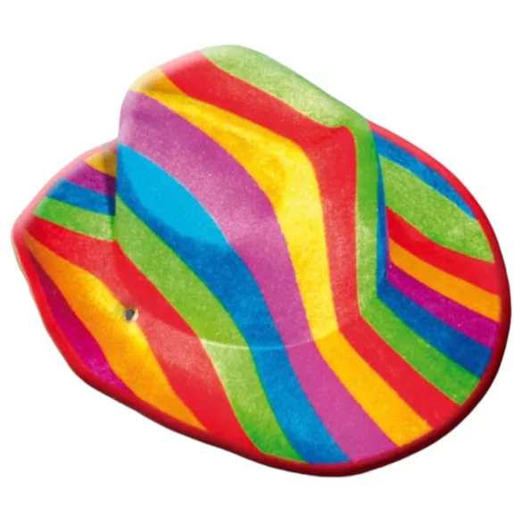 Pride - καουμπόικο καπέλο - ουράνιο τόξο - unisex αξεσουάρ