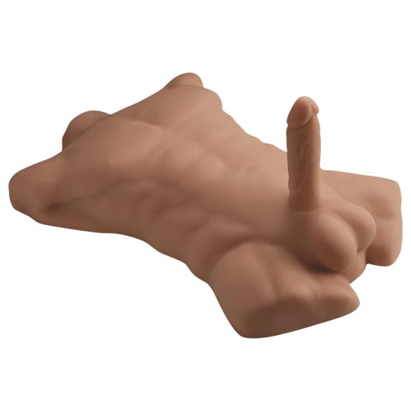 Silexd Apollo - ανδρικό τορσό ομοίωμα - σκούρο φυσικό χρώμα