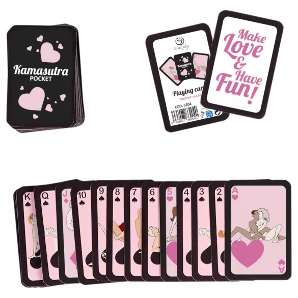 Secret Play Pocket Kamasutra - τράπουλα στάσεων σεξ (54 κάρτες)