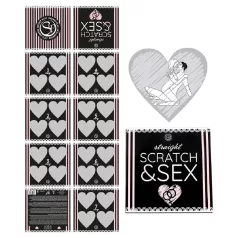   Secret Play Scratch & Sex Straight - παιχνίδι ξυστό με στάσεις σεξ για ζευγάρια (σε 5 γλώσσες)