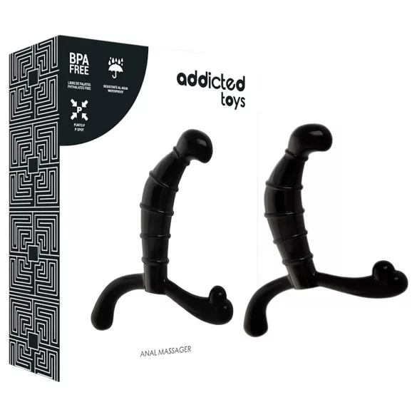 Addicted Toys - μασάζ προστάτη και περινέου (μαύρο) - 11,3 εκ.