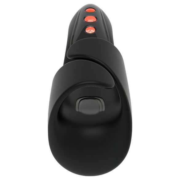 JamyJob - ανδρικός δονητής πέους με παλμούς - σιλικόνη μαύρο