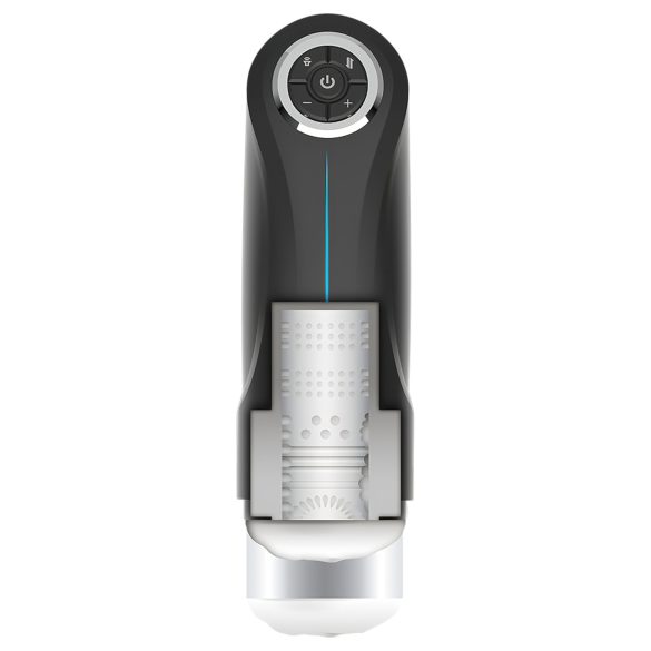 JamyJob - ανδρικός masturbator με κίνηση πάνω-κάτω και δόνηση - μαύρο