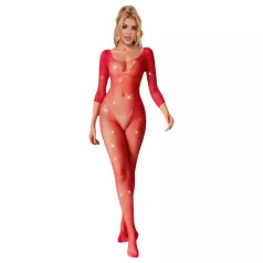   Subblime 952419 - ολόσωμη φόρμα με στρας - γυναίκα - κόκκινο - XS-M