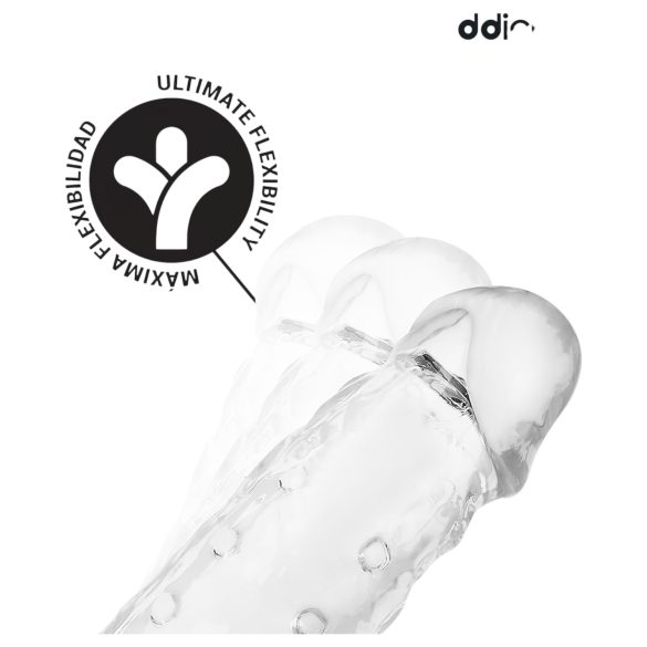 Addicted Toys - προέκταση πέους με δακτύλιο όρχεων - 23cm διάφανο