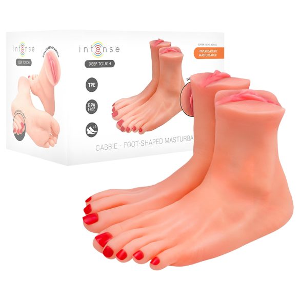 Intense Deep Touch Gabbie - ανδρικός αυνανιστής σιλικόνης - φυσικό χρώμα