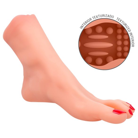 Intense Deep Touch Gabbie - ανδρικός αυνανιστής σιλικόνης - φυσικό χρώμα