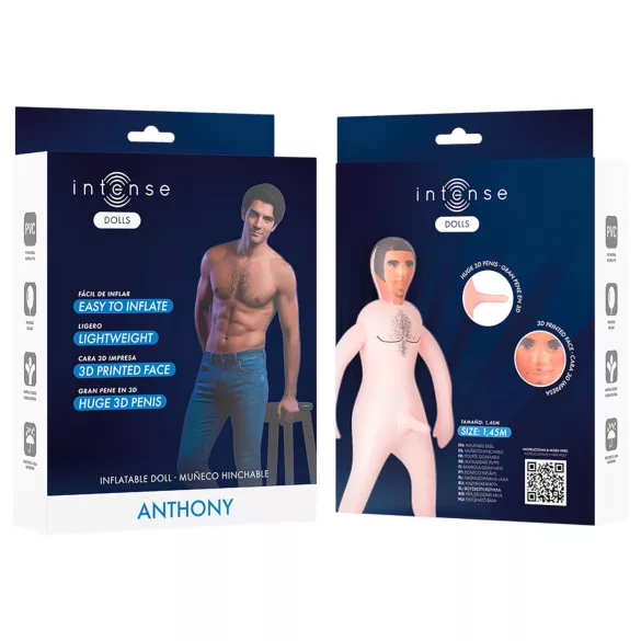 Intense Dolls Anthony - φουσκωτός ανδρική κούκλα - latex