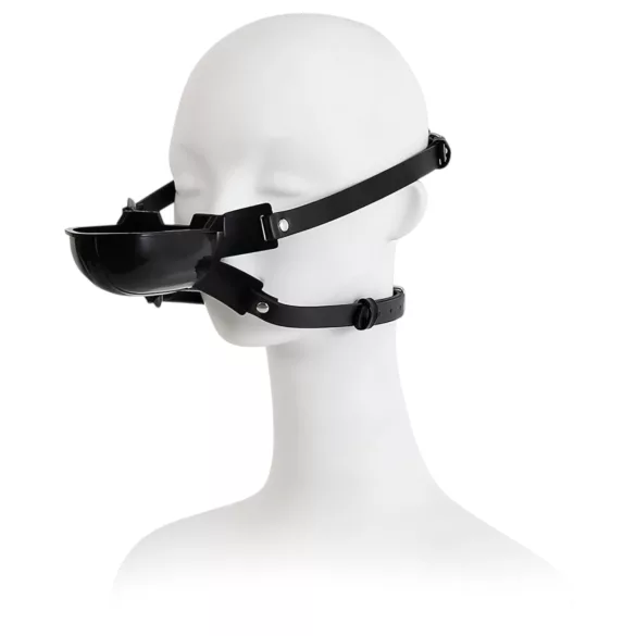 Latetobed - σφιγκτήρας στόματος με μπουκάλι - μαύρο