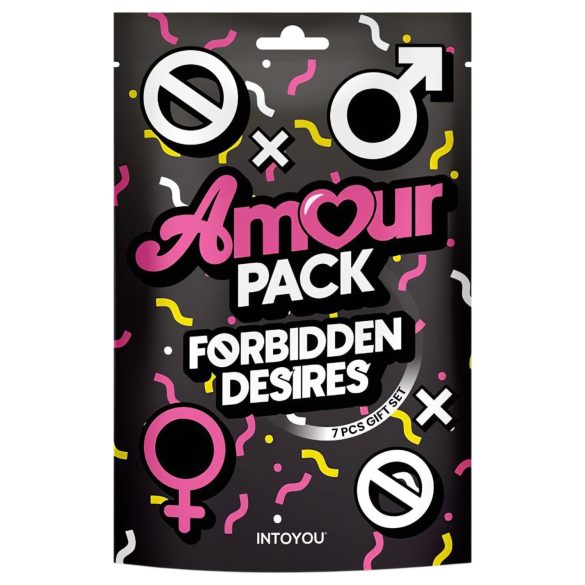 Amour Pack Forbidden Desires - σετ για αρχάριους με δονητή - 7 τεμάχια