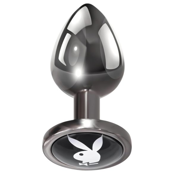 Playboy Tux - πρωκτικό plug - μικρό (ασήμι)