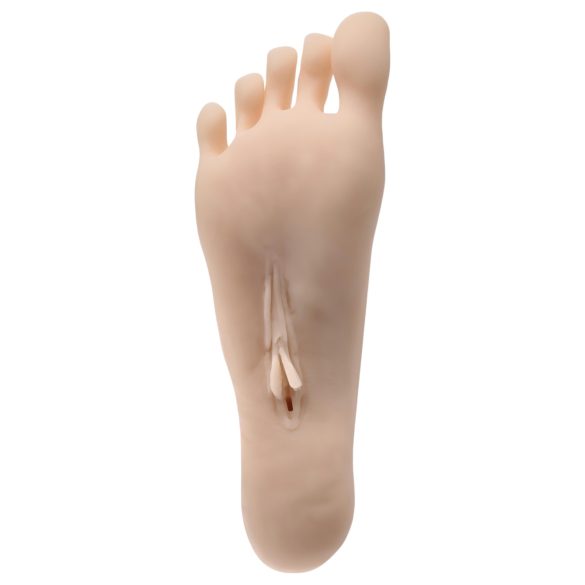 Zero Tolerance - ομοίωμα πόδι με αιδοίο - σιλικόνη φυσικό χρώμα