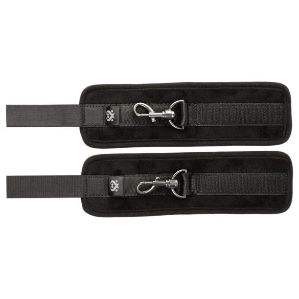 Sei Mio - χειροπέδες γούνινες - μαύρο