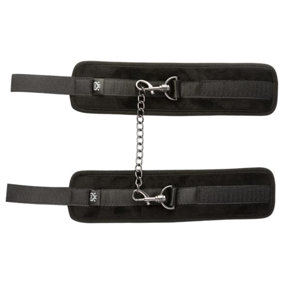 Sei Mio - χειροπέδες αστραγάλου - δερμάτινες - μαύρο