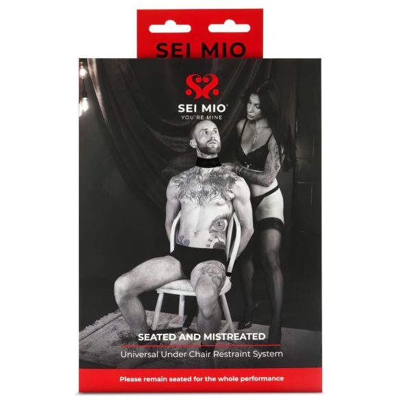 Sei Mio - ιμάντας δεσίματος για καρέκλα - μαύρο